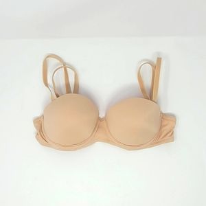 PINK Victoria's Secret wear everywhere multiway push-up bra 32B Nude Color
